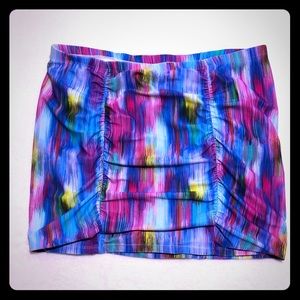 EUC Torrid Watercolors Swim Bottom Size 2